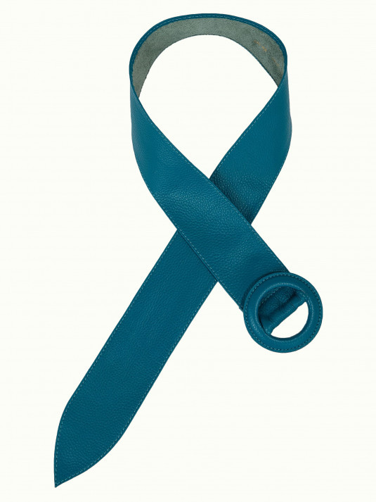 Wide belt, Lapis blue